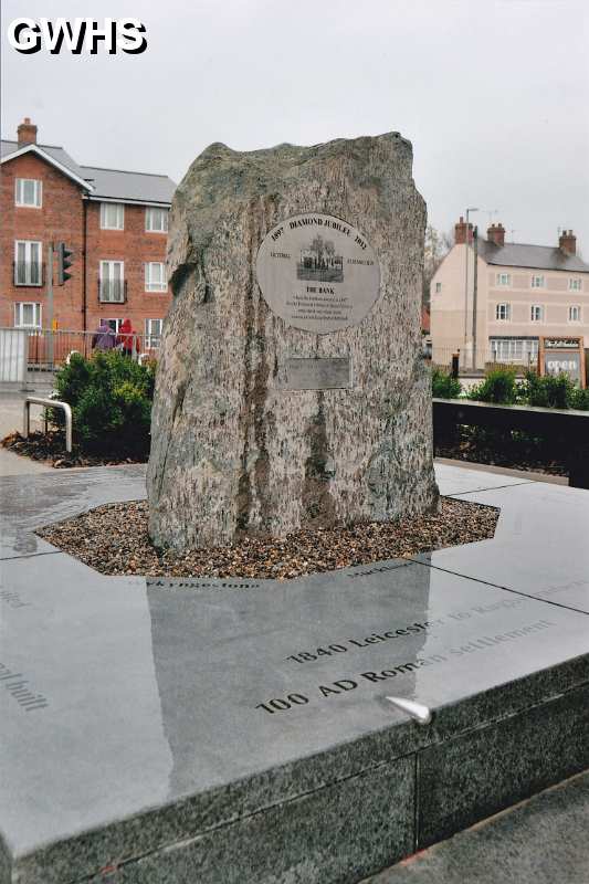 29-110 Memorial stone in Bell Street Wigston Magna 2014