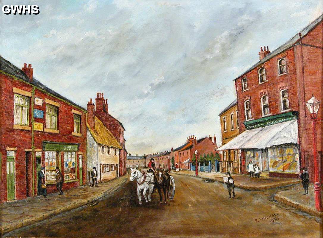 33-457 Bell Street Wigston Magna painted by R Wignall 1983