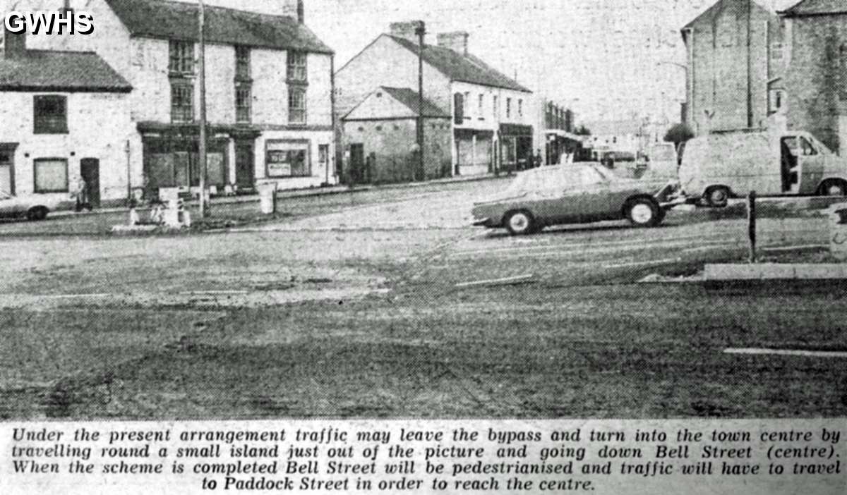 34-122 Bell Street from The Bank Wigston Magna 1976