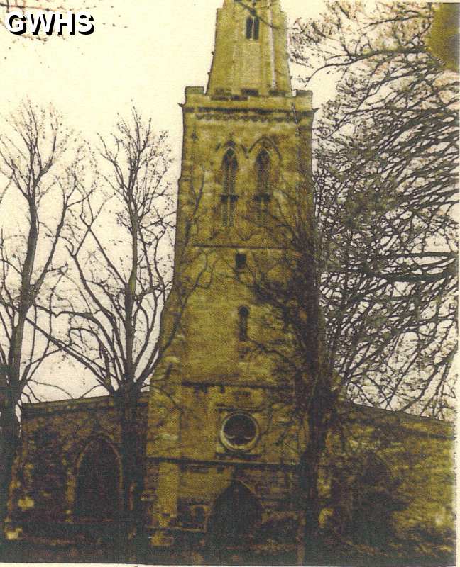 23-442 All Saints Church taken from the West Wigston Magna