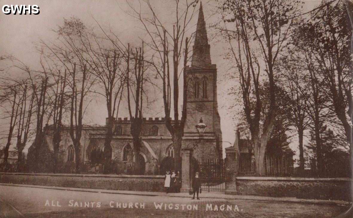 30-234 All Saint's Church Wigston Magna c 1910