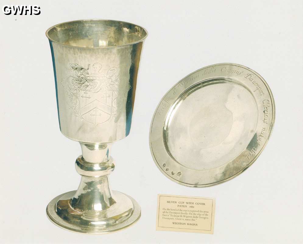 5-27 Silver Cup with Cover 1661 All Saints Church Wigston Magna