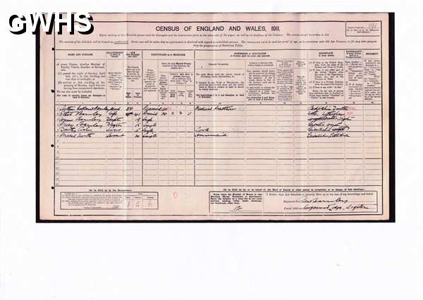 30-640 1911 Census for The Barnley sisters