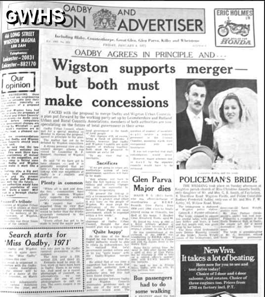 31-142 Oadby & Wigston Councils merger story