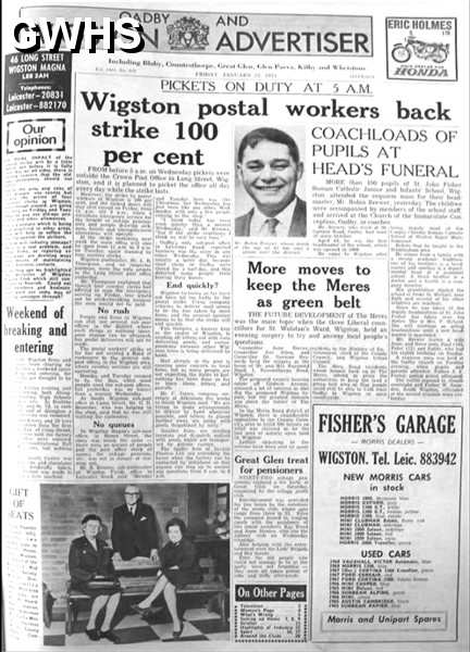 31-145 Wigston Postal Workers strike in the 1970's