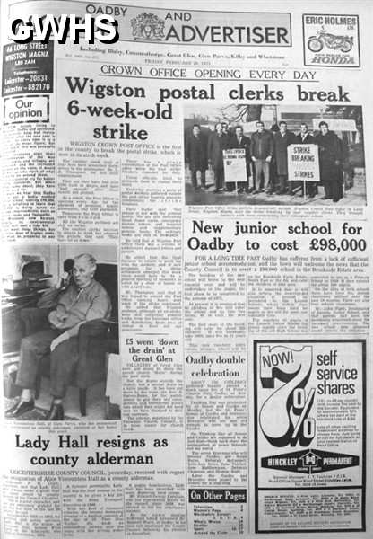 31-393 Wigston Postal Workers Strike 1971