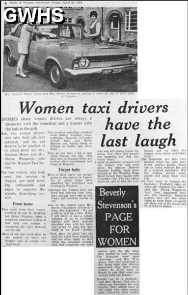 31-401 Women Taxi drivers in Wigston