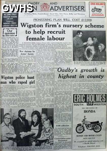 33-250 Oadby & Wigston Advertiser, November 9th 1973