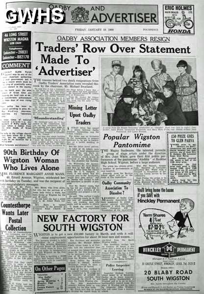 33-560 Oadby & Wigston Advertiser January 19 1968