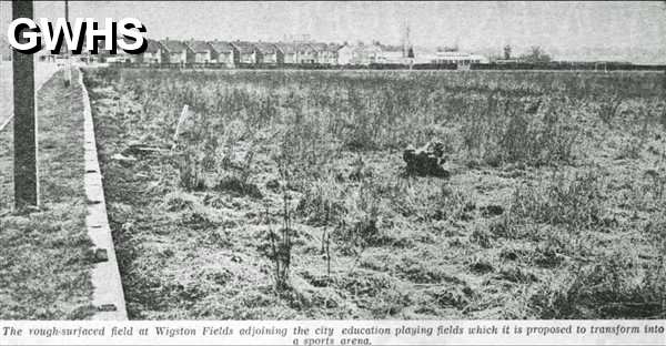 33-576 Wigston Fields land for proposed Sports Arena 1968