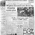 31-285 Wigston shopping plan turned down March 1971