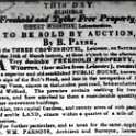 33-135 Advert for sale of the Bulls Head Inn Wigston Magna 1829