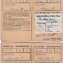 33-186 National Identity Cards for Irene and Kenneth Scott of The Bell In Wigston Magna 1950