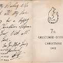 33-187 Inside of Christmas Card 7th Armoured Division 1945