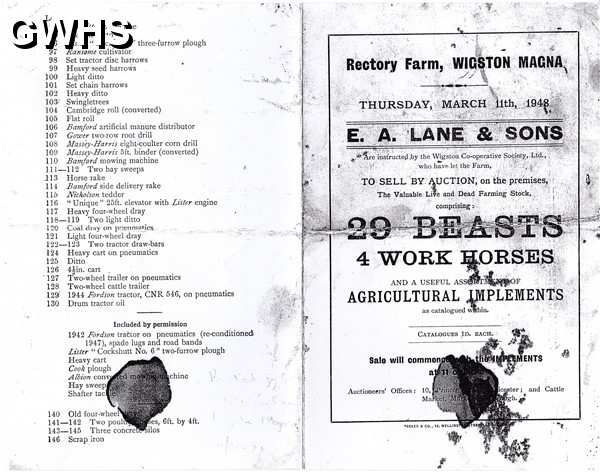 33-734 Sale Prospectus for Rectory Farm Wigston Magna 1948 Part 1