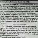 33-729 Sale by Mr Pochin to Mr H Glenn of his Grocers and Candle House in Wigston Magna 1837