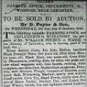 33-733 Sale of Mr Pochin farm stock in Wigston Magna 1840