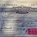 34-250 Co-operative Divi cheque 1943