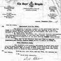 34-645 Boy's Brigade Letter 1957 Wigston Magna