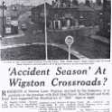 34-688 Newspaper article showing H B Freckingham grocery business on the corner of Welford Road and Newton Lane