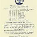 35-879 Leicester Royal Infermary dedication service sheet part 1