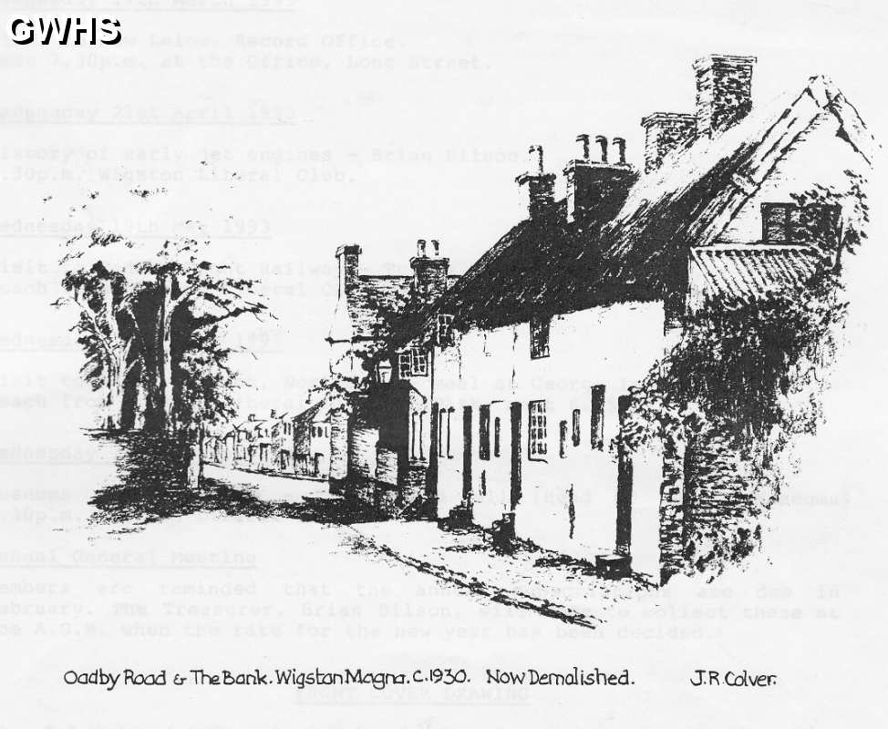 14-166 Church Nook & The Bank Wigston Magna c 1930