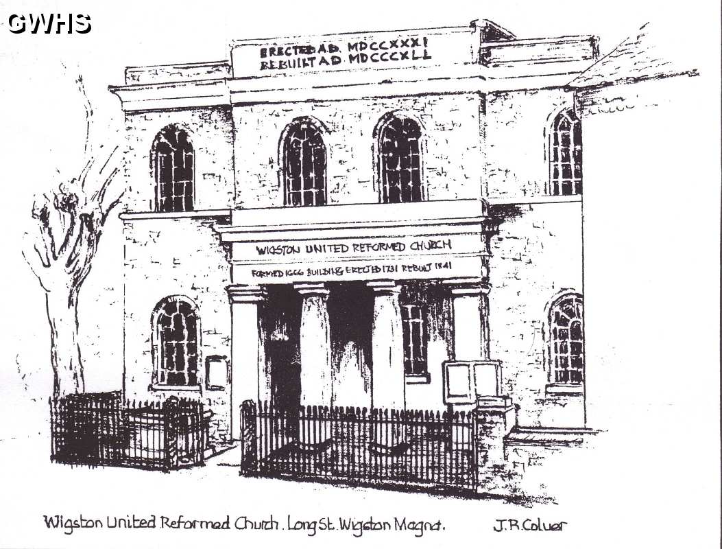 15-143 Wigston United Reformed Church Long Street Wigston Magna - J R Colver
