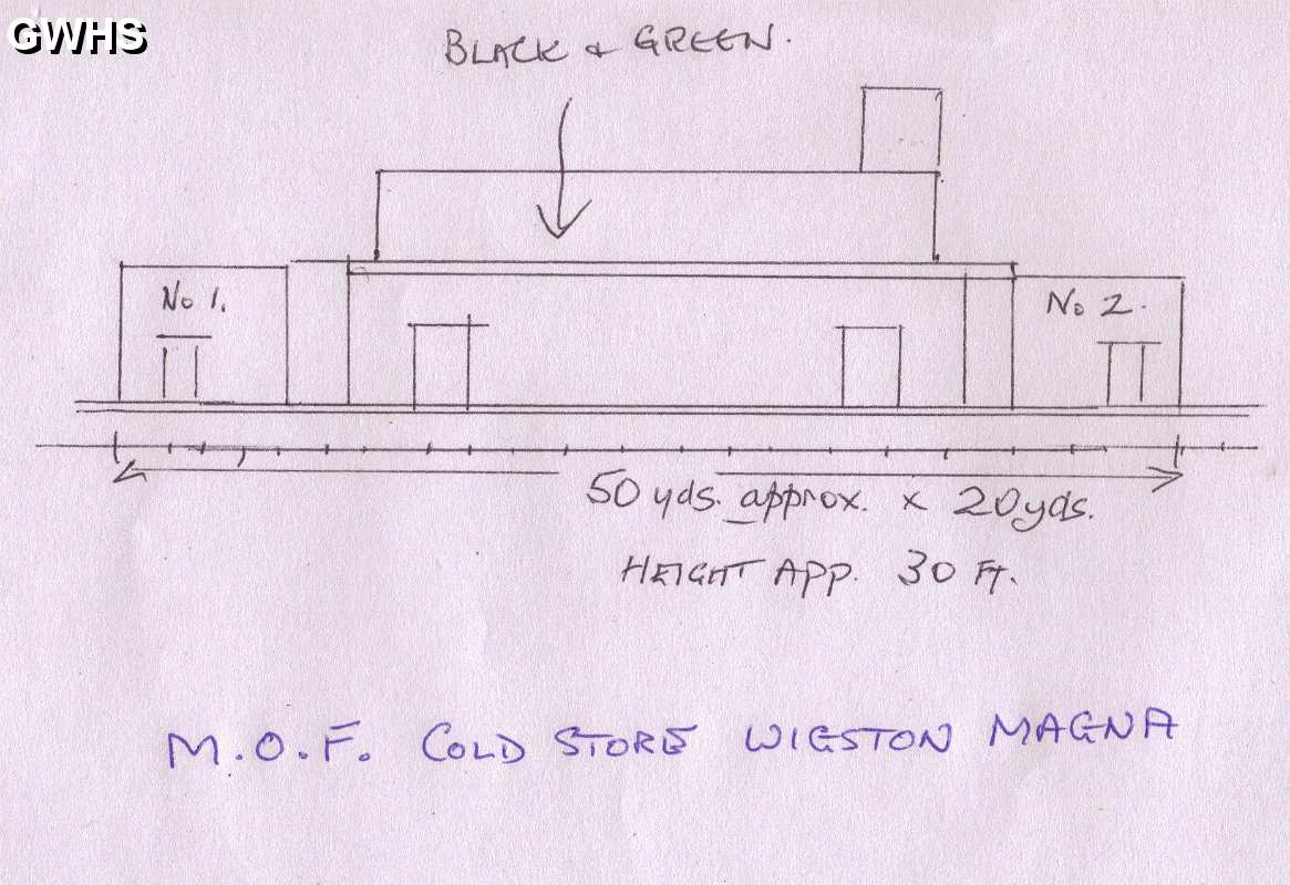 23-700 MOF Cold Store Wigston Magna front view by Ronald Pople