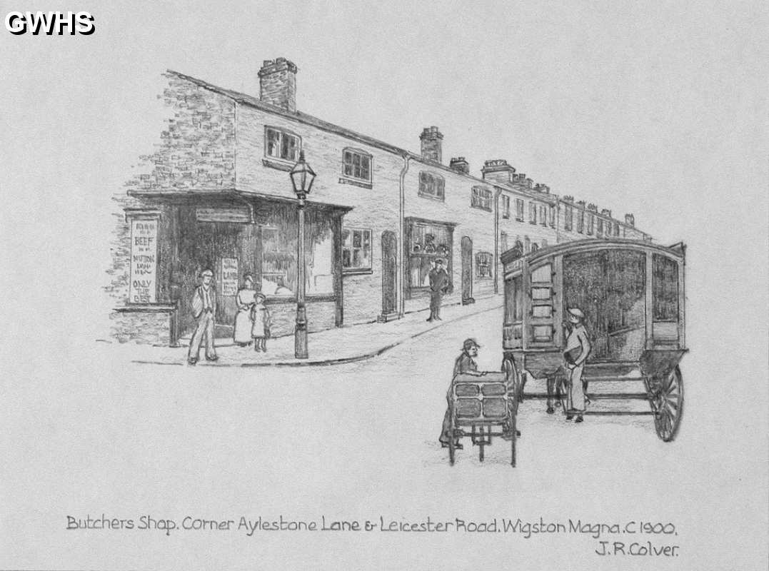 33-501 Butchers shop corner Aylestone Lane and Leicester Road Wigston Magna