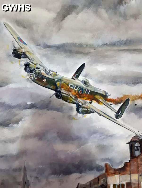35-359 Lancaster Bomber Crash Wigston Magna