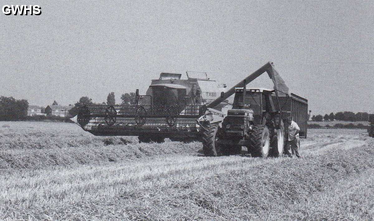 32-442 Harvesting along Newton Lane Wigston Magna 2003