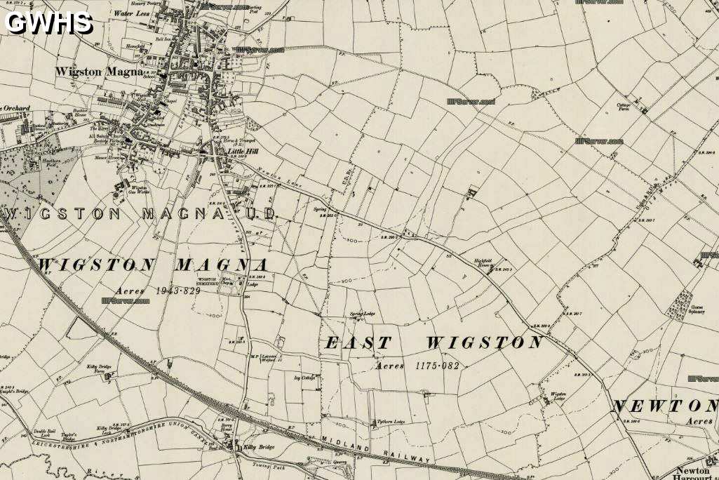 34-514 East Wigston Map 1902