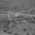 22-316 Aerial View of Wigston, showing Abington House at the rear Central Avenue and Clarke Road 1947