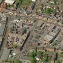 23-660 Wigston Aerial view Bell Street and Leicester Road c 2000