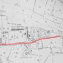 29-080b 1886 OS Map of Station Road Wigston Magna