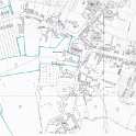33-699 Map showing extent of Rectory Farm land and busildings Wigston Magna 1966