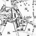 39-341 Wigston map showing Village Green area - O S map