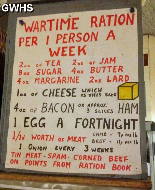 33-916 Wartime Rations 1941