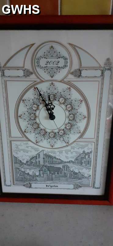 38-652 Clock depicting Wigston Magna