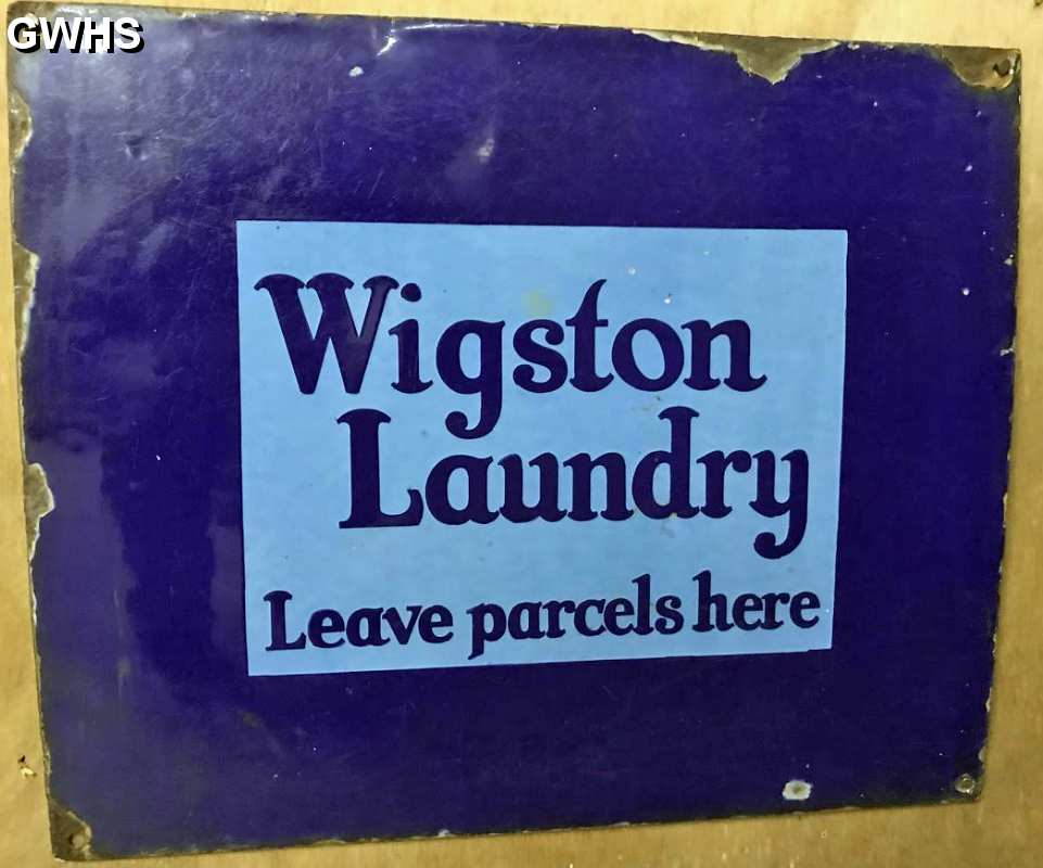 39-069 Wigston Laundry Sign