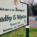 39-041 Oadby & Wigston town sign