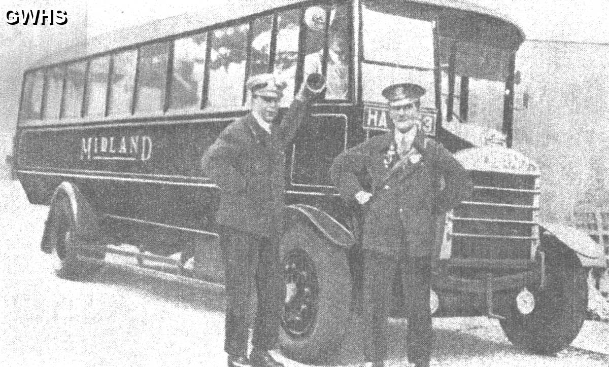 35-361 Midland Red Bus from the 1930's that used to serve Wigston