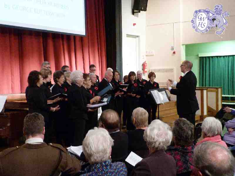 29-548 Wigston Remembers Abington Academy Oct 2015 The Harmonics Choir