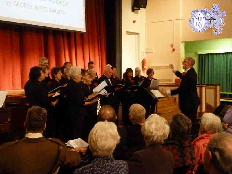 29-550 Wigston Remembers Abington Academy Oct 2015 The Harmonics Choir
